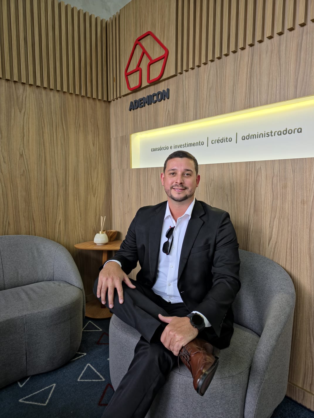 Rafael Nova, estrategista financeiro, no escritório Ademicon